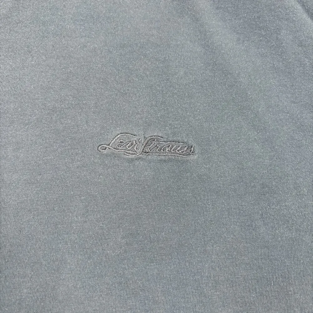 Vtg Levi Strauss Authentic Jeanswear Heavyweight T-Shirt XXL 90s Embroidered Y2k